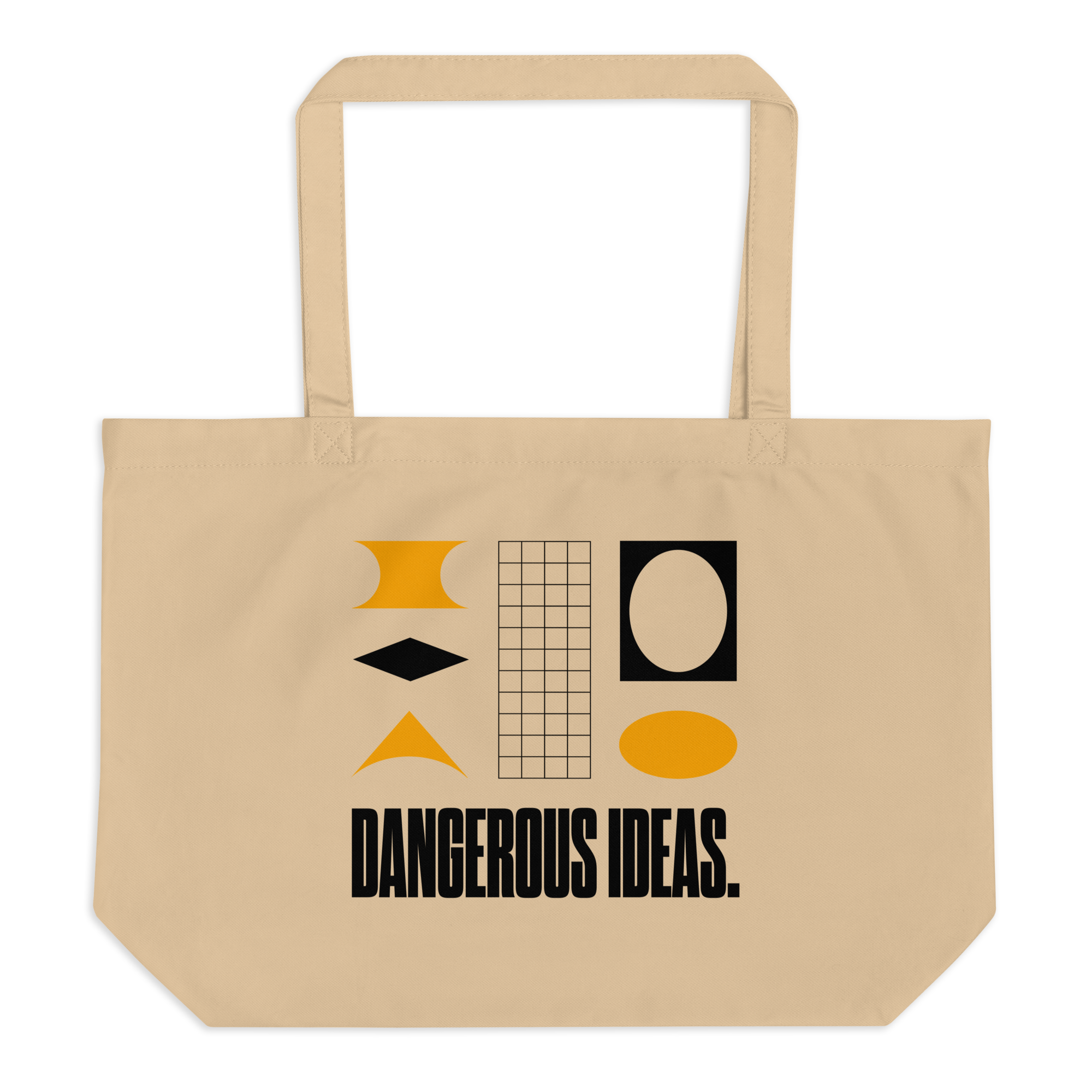 Dangerous Ideas Large Organic Tote Bag