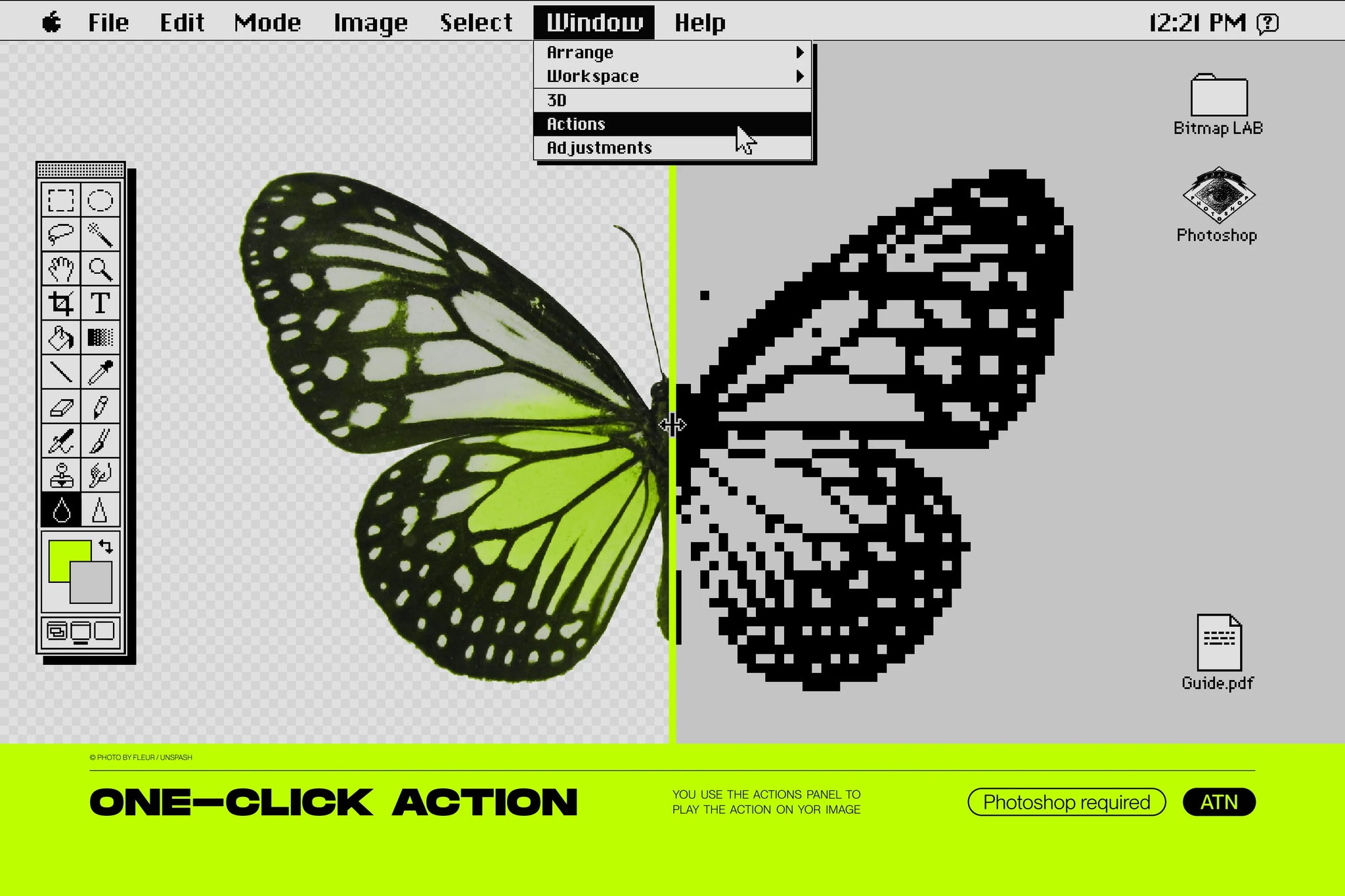 Bitmap Lab - One Click Pixel Action
