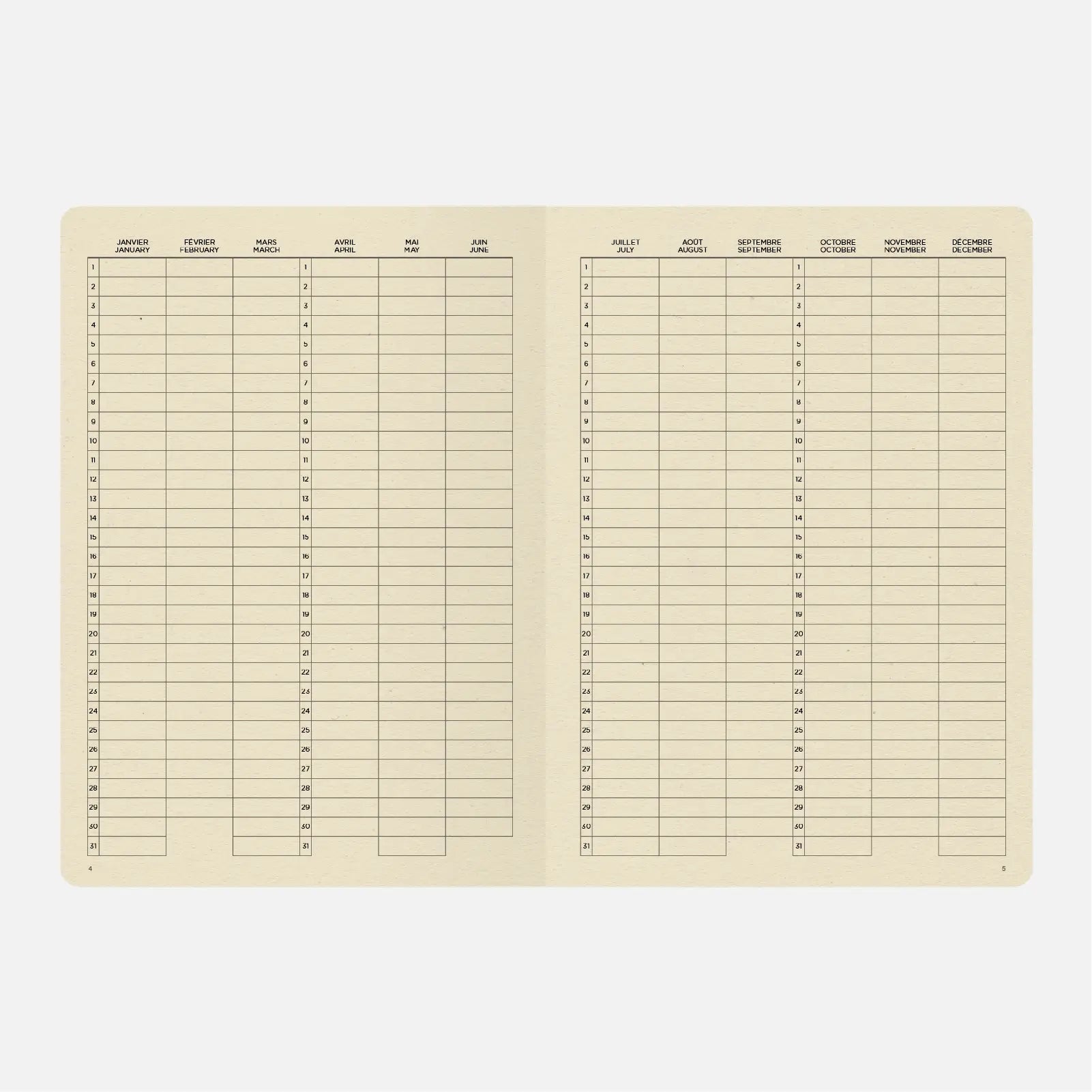 Notebook A5 - Admin Grid