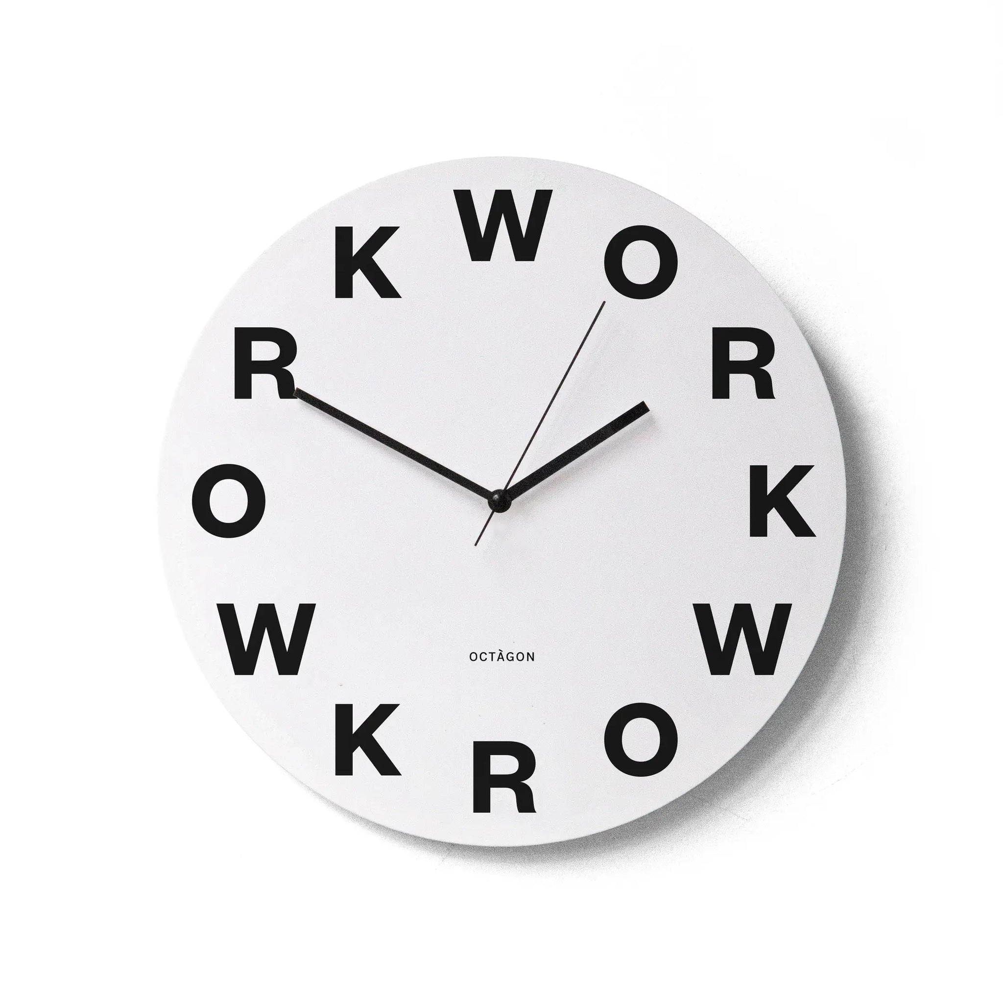 Work Octagon Clock