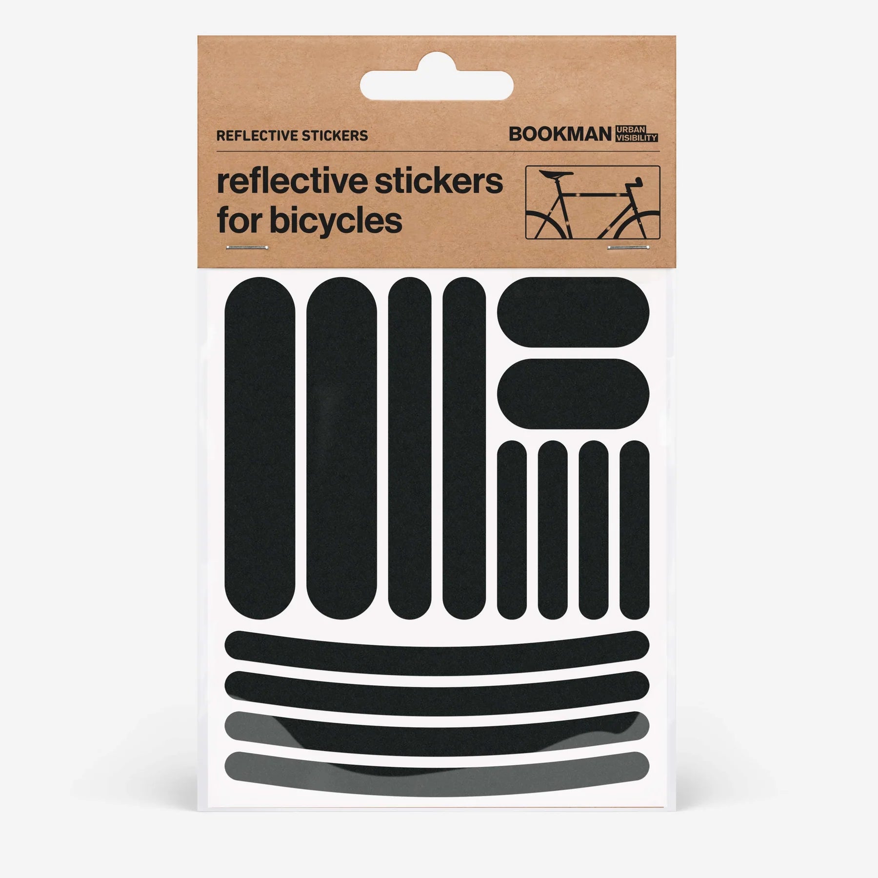 Reflective Stickers Strips - Black