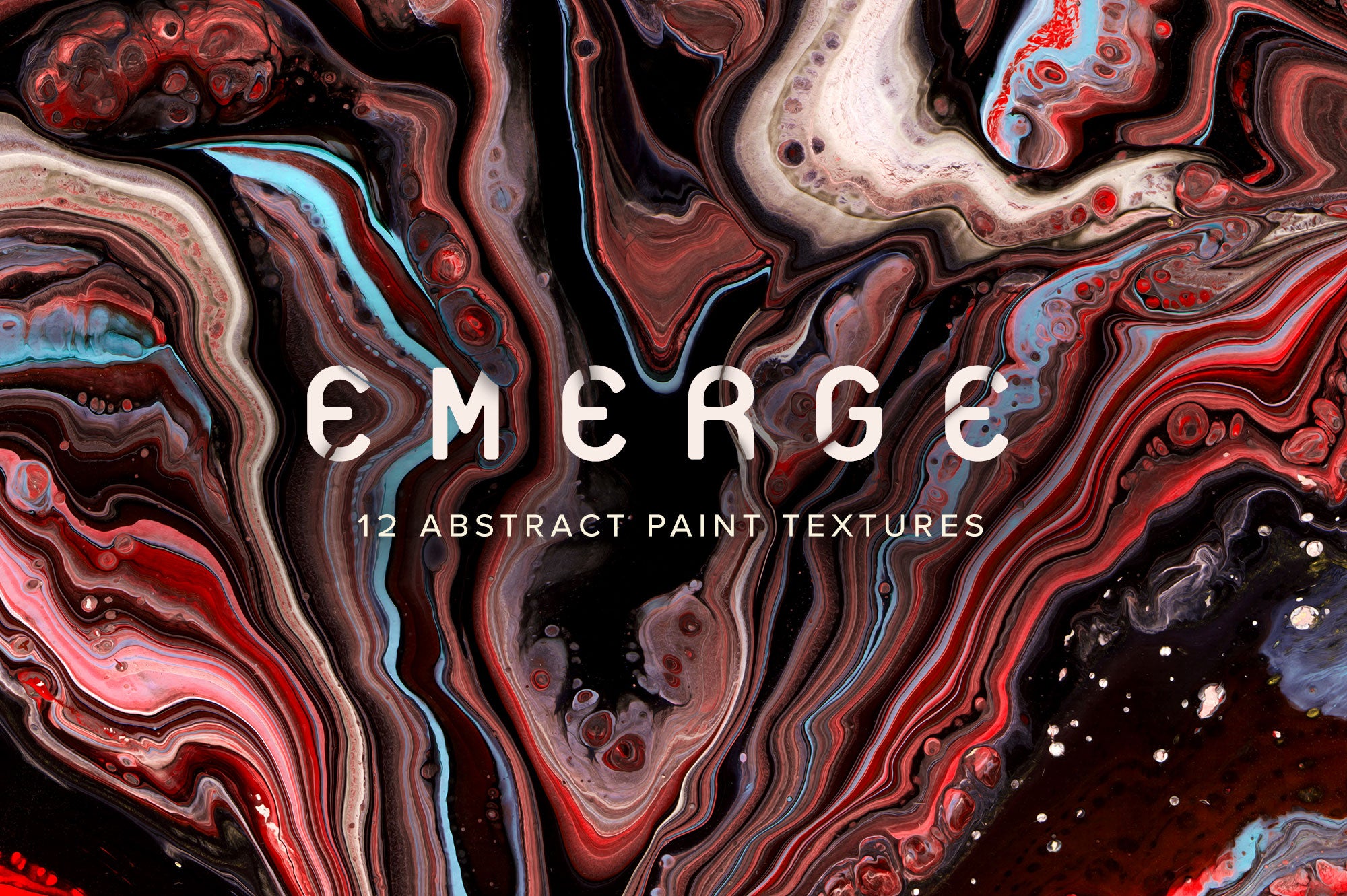 Emerge: 12 Abstract Paint Textures