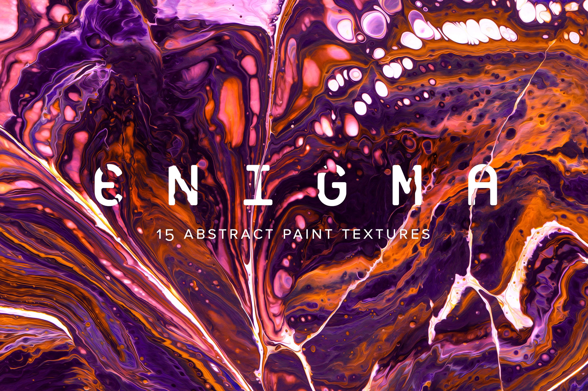 Enigma: 15 Abstract Paint Textures