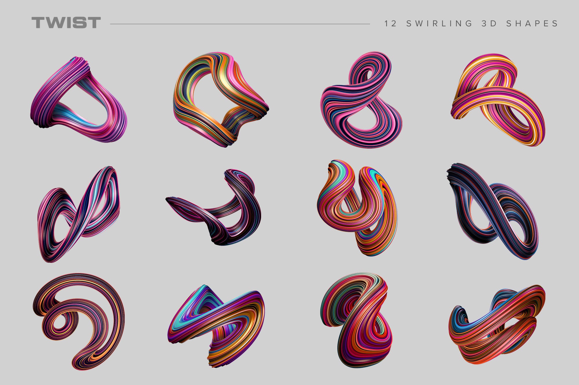 Twist: Swirling 3D Shapes