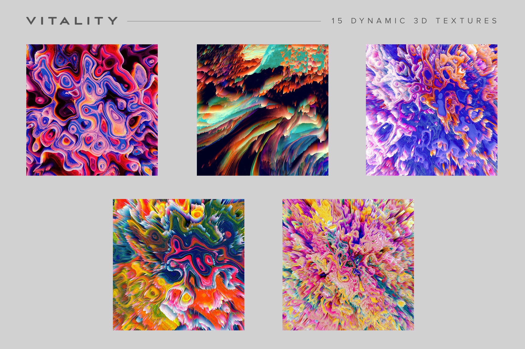 Vitality: 15 Dynamic Textures