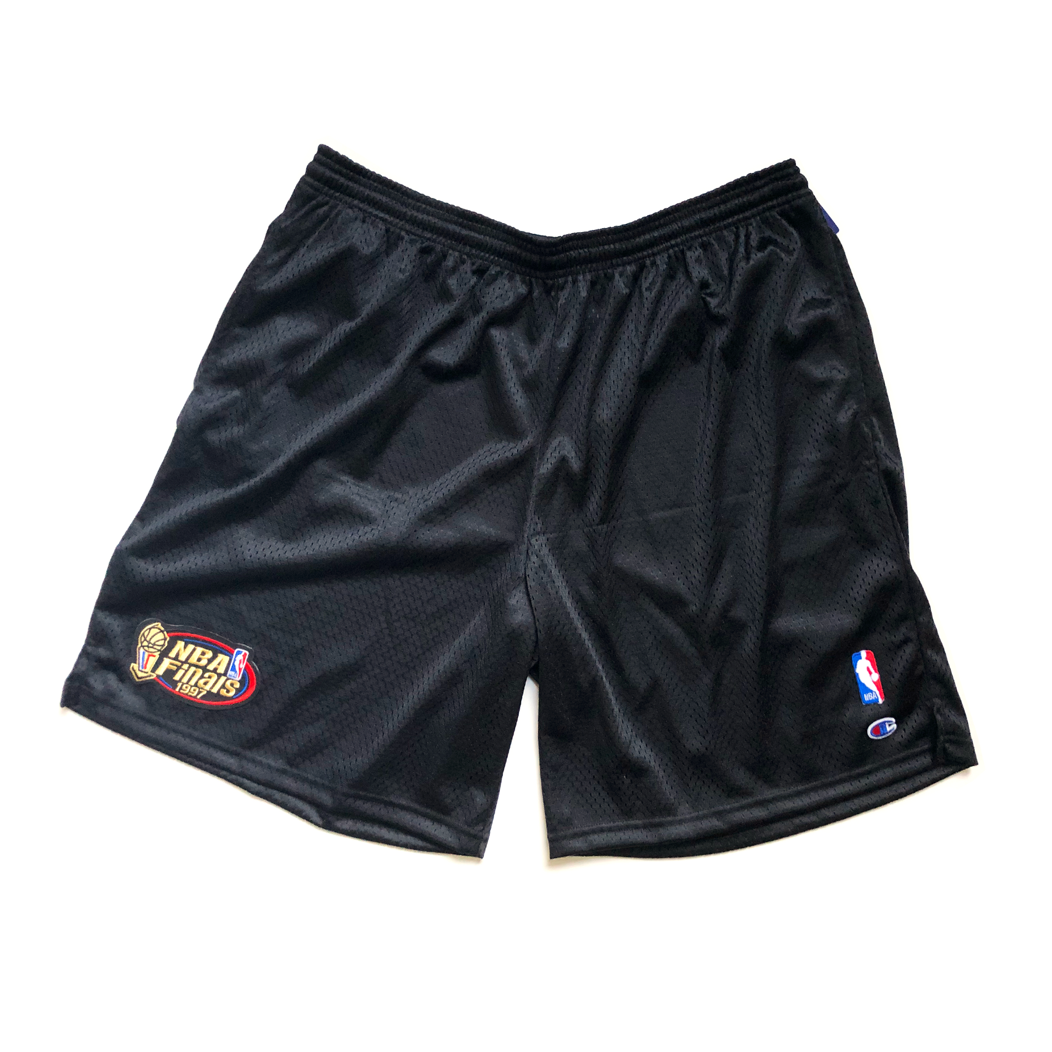 1997 NBA Finals Customized Men's Champion 9" Mesh Shorts