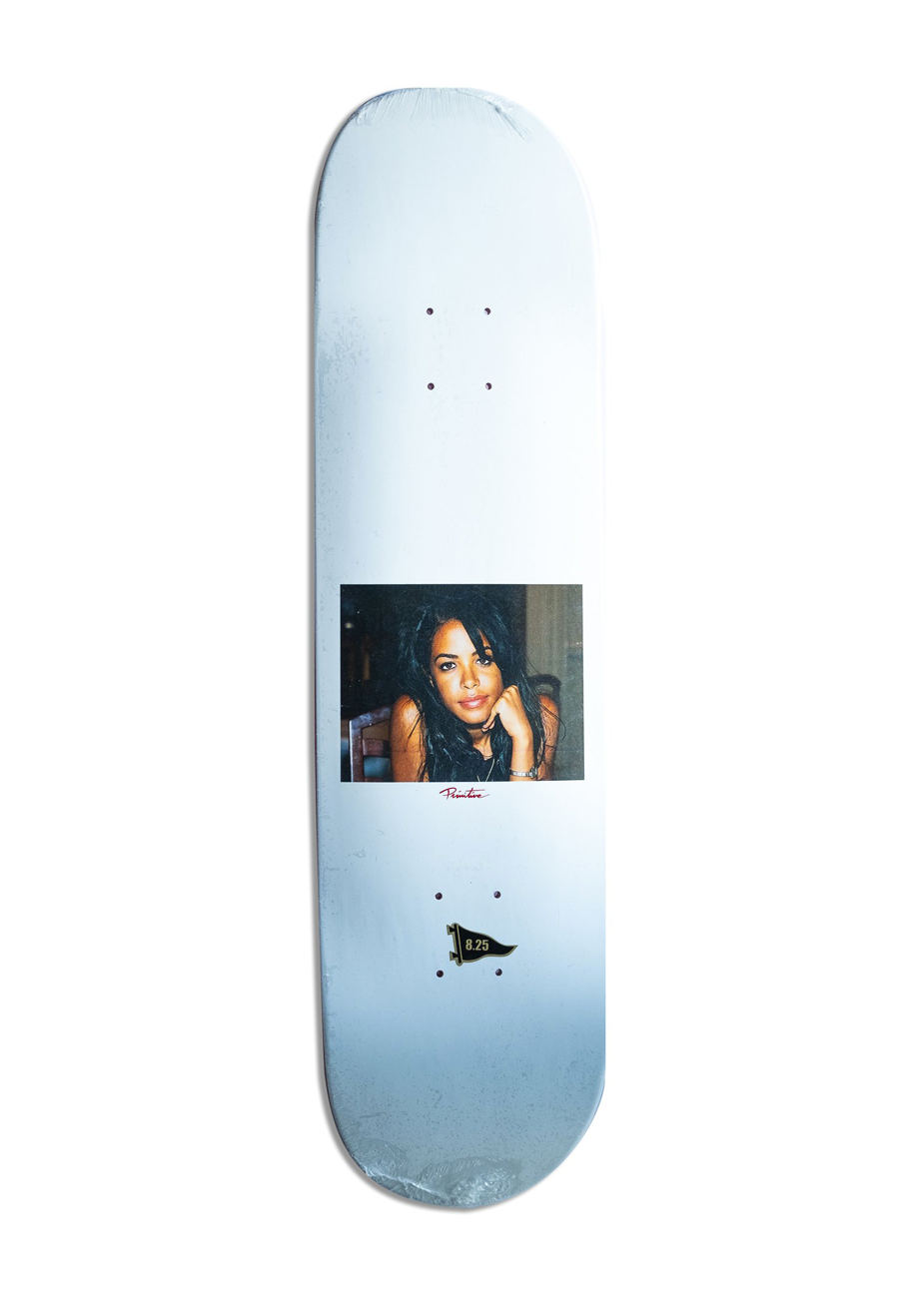 Rare Aaliyah Primitive Skate Deck - Size 8.25