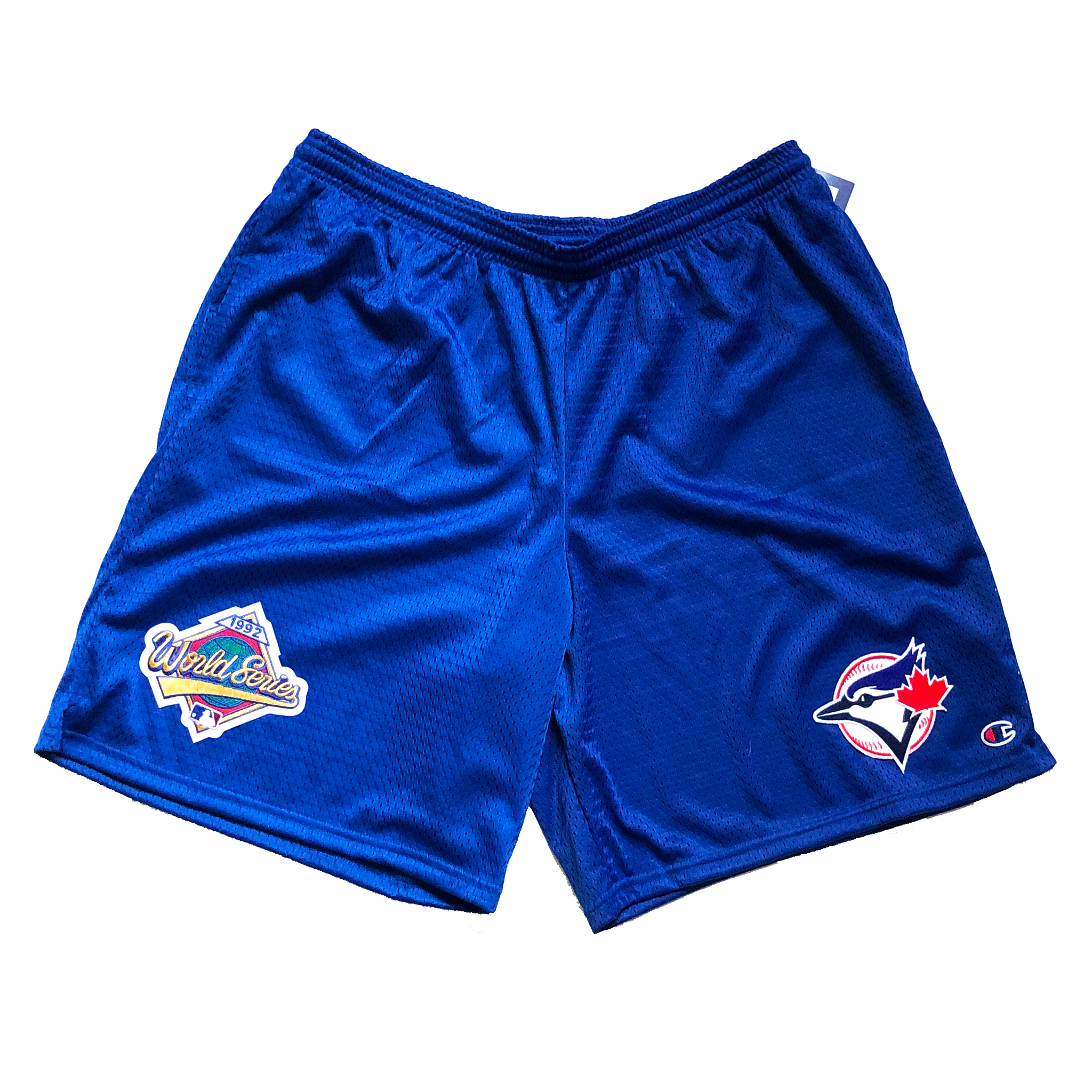 1992 World Series Champions Blue Jays Customized Men's Champion 9" Mesh Shorts