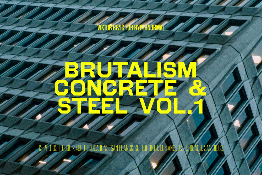 Brutalism, Concrete, & Steel Vol.1 Photo Pack
