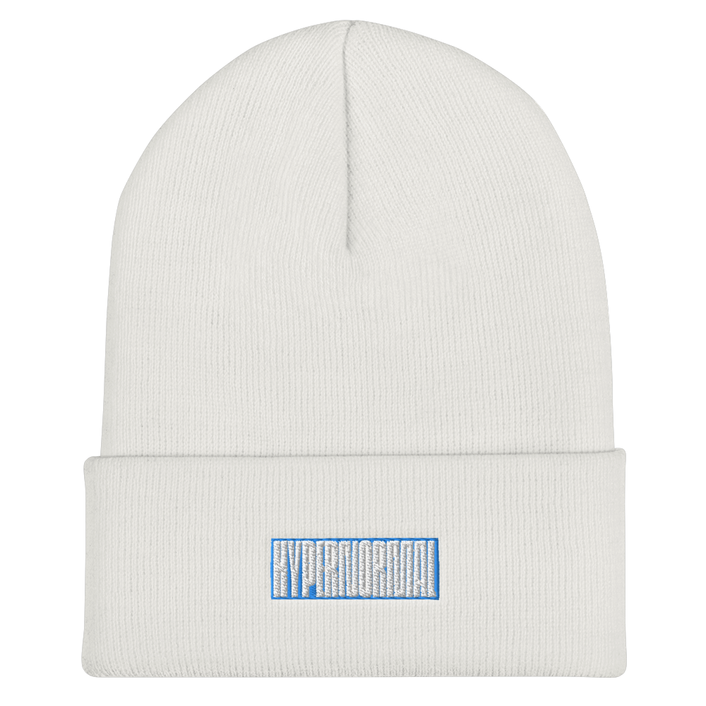Hypernormal Embroidered Boxed Logo Cuffed Beanie