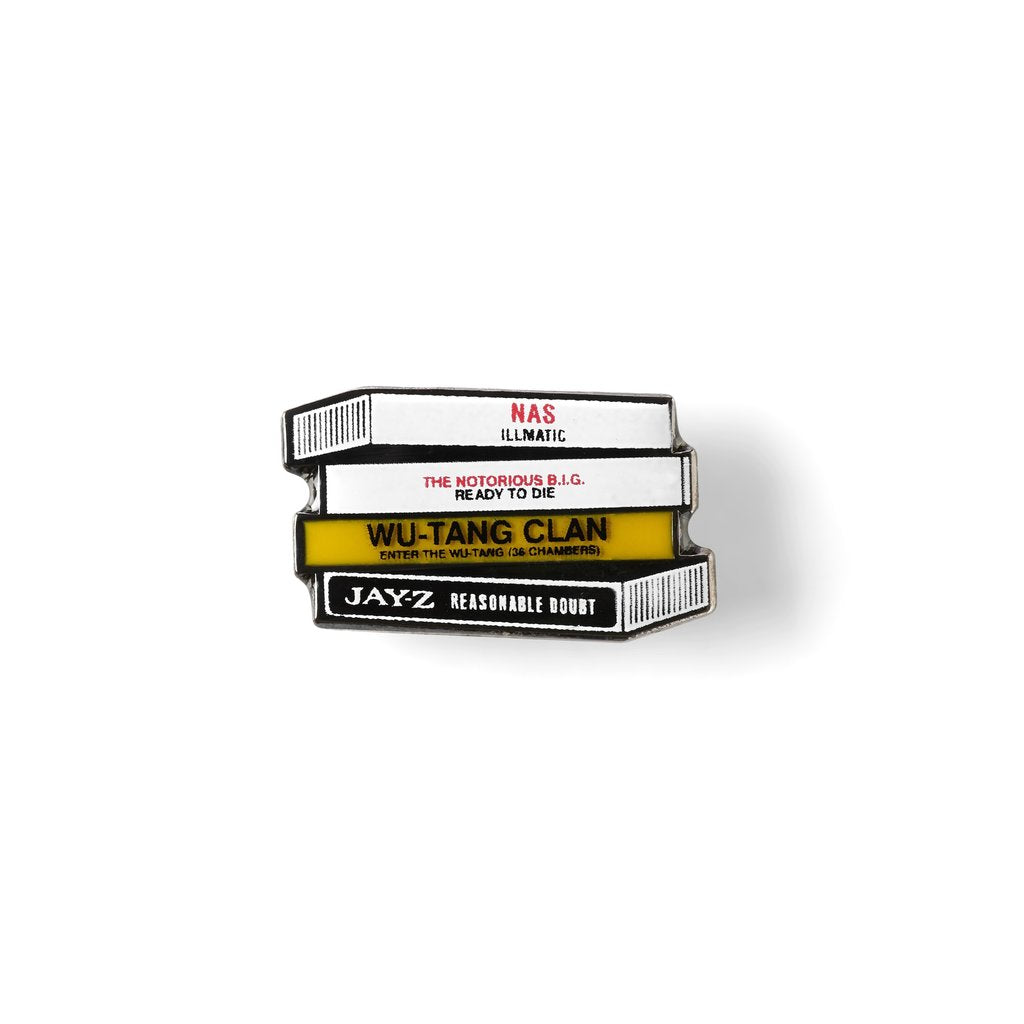 EAST COAST TAPE STACK LAPEL PIN