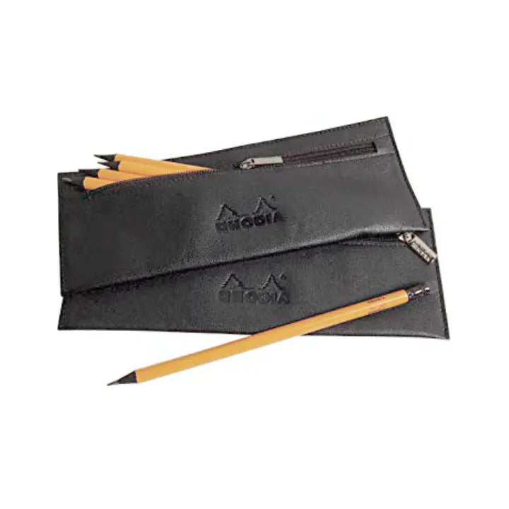Rhodia Leather Pencil Case