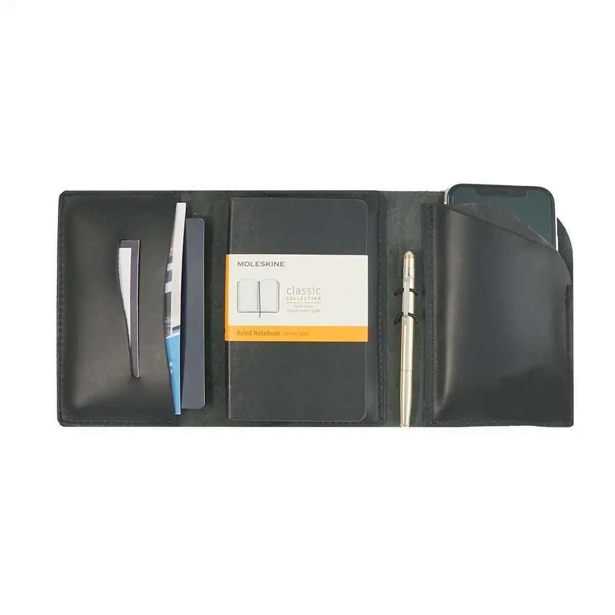 Moleskine Classic Pocket Leather Notebook Cover 3.5" x 5.5"