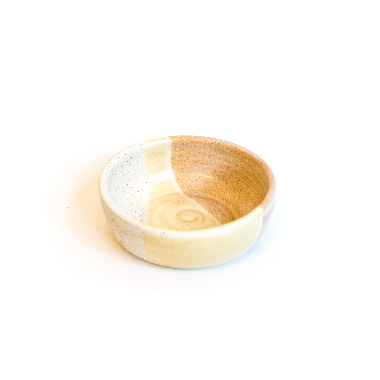 Tricolor Sand Ceramic Bowl